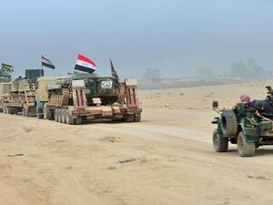 باشرت القوات العراقية الأحد عملية استعادة الجانب الغربي من مدينة الموصل