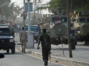 دورية للشرطة الصومالية في مقديشو
