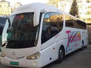 الجيش الاسرائيلي يستولي على حافلات شركة نقل فلسطينية بنابلس
