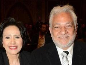 الفنانة المعتزلة نادية فهمي وطليقها سامح الصريطي