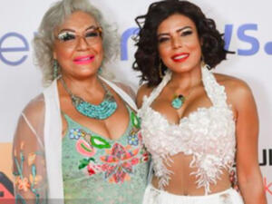 Nahed and her mother attended Al Gonna film festival (Source: nahedelsebai - Instagram)