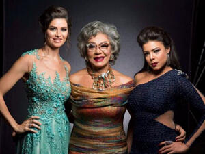 Al Sibai posted a picture alongside her mother and actress Yussra Al Lozi (Source: nahedelsebai - Instagram)