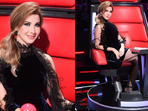 تسريحة نانسي عجرم بدت تتناسب مع أجواء البرنامج الطفولية

