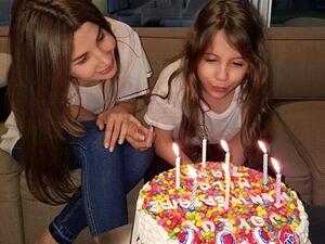 Nancy Ajram celebrated her and daughter Mila's birthday on Monday. (Facebook)