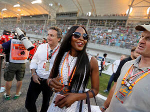 Naomi looked great at the Grand Prix in Bahrain. (GDN)