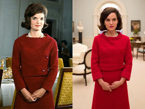 Portman as First Lady Jackie Kennedy. (HitFix)