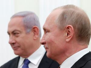 رئيس الوزراء الاسرائيلي بنيامين نتانياهو والرئيس الروسي فلاديمير بوتين
