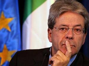  وزير الخارجية الإيطالي، باولو جنتيلوني