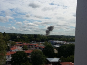 تفجيران يهزا المنطقة الصناعية في مدينة بايون جنوب غرب فرنسا