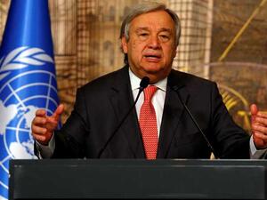 الأمين العام للأمم المتحدة أنطونيو غوتيريش