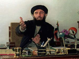 زعيم الحرب الافغاني السابق قلب الدين حكمتيار