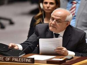 السفير الفلسطينين لدى الأمم المتحدة رياض منصور
