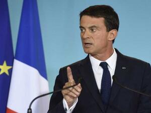  رئيس الوزراء الفرنسي مانويل فالس