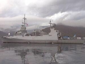 بارجة اسرائيلية في البحر المتوسط