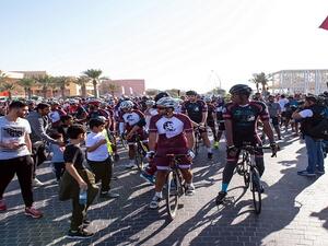 مقتطفات من فعالية اليوم الرياضي للدولة في مؤسسة قطر العام الماضي.