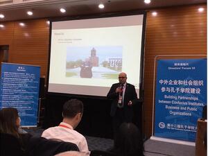 حضر المؤتمر حوالى 2500 مشارك بينهم رؤساء جامعات ومدراء معاهد ومراكز كونفوشيوس من أكثر من 140 دولة.