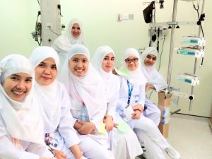 A recruitment picture to hire nurses for Saudi Arabia. (File)