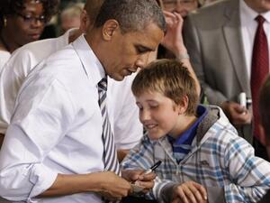  الرئيس الأمريكي باراك أوباما