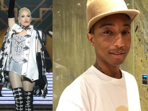 Gwen Stefani has praised Pharrell Williams (Source: gwenstefani , pharell / Instagram) 