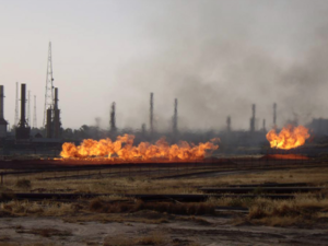 An oil field outside of Kirkuk, Iraq. (AFP/File)