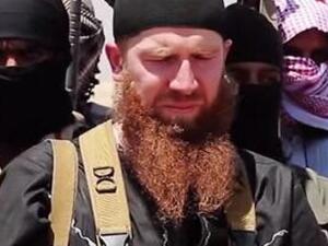 Omar al-Shishani survived the March 4 airstrikes targeting his convoy, although he was seriously wounded in the attack. (File photo)