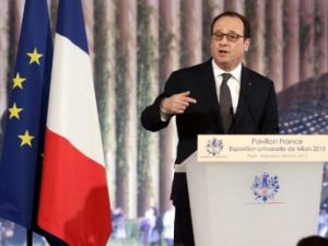 الرئيس الفرنسي فرنسوا أولاند