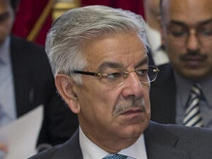 Pakistani Defense Minister Khawaja Muhammad Asif. (AFP/File)