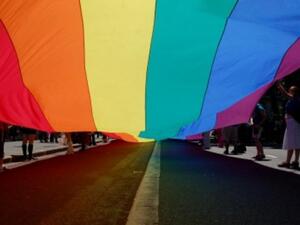 Gay pride shown in the streets. [globalvoicesonline]