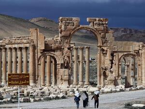As Daesh took full control of Syria's Palmyra on Thursday, countless treasures of the world heritage site are at risk.  (AFP/Joseph Eid)
