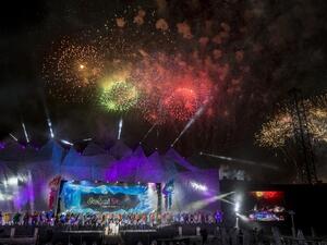 Set across 30.6 million sqft, Dubai Parks features a total of 100 rides and attractions. (The National)