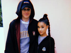 Saturday Night Live star Pete Davidson confirmed on The Tonight Show that he is engaged to singer Ariana Grande (Source: petedavidson / Instagram) 