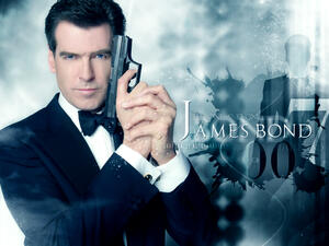 Pierce Brosnan as James Bond. (Flickr)