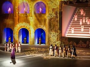 The 90-minute production was commission by the ruler of Sharjah Sheikh Sultan Muhammed al-Qasimi. (Photos courtesy of Multiple and Spinifex Group)