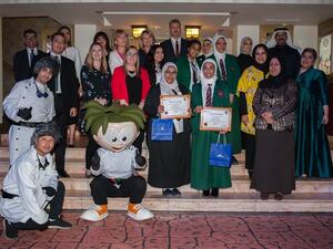 المشاركون في البرنامج 'التدريب الوظيفي'.