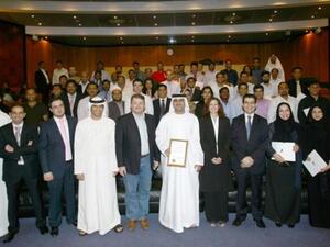 Mahmood Al Bastaki, Director, Dubai Trade with the graduates