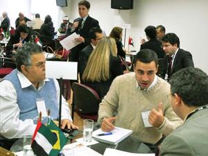 During the trade mission