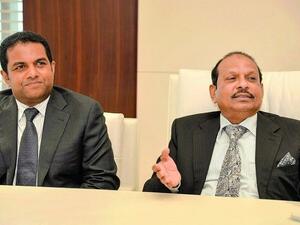 Yusuffali M A (right), Chairman and Managing Director of Lulu Group and Mohamed Althaf, Executive Director of the Lulu Group.