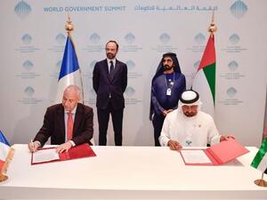 In the presence of Sheikh Mohammed bin Rashid Al Maktoum, ruler of Dubai; and Edouard Philippe, Prime Minister of France, the agreement was signed on the sidelines of the World Government Summit.