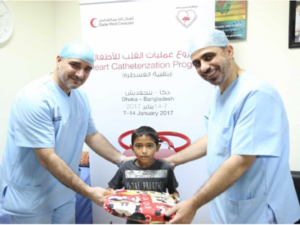 قامت ماكدونالدز قطر بوضع صناديق لجمع التبرعات في كافة فروعها من أجل المساهمة في مساعدة توجهات الهلال الأحمر القطري من خلال مبادرته الإنسانية "عمليات القلب للأطفال".