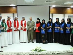 Ahmed Saad, SIB DCEO mediating the graduates at the ceremony