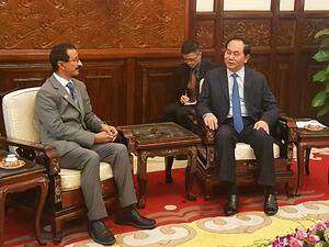 خلال الزيارة