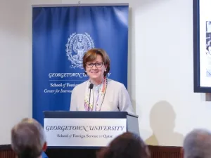 الدكتورة لوري براند، بروفيسورة العلاقات الدولية ودراسات الشرق الأوسط بجامعة جنوب كاليفورنيا