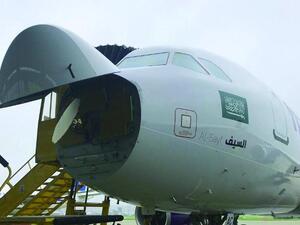 flyadeal's third aircraft 'Al-Sayf' reaches Jeddah.