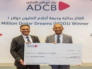 The grand prize winner, Abubukur O E Elamin, Sudanese national from Al Ain.