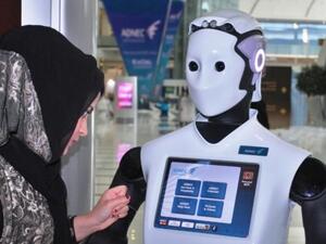 2011-REEM robot to assist visitors of ADNEC