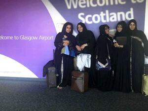 Abu Dhabi students in Scotland
