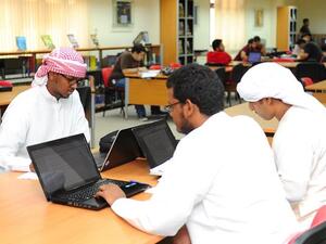 مكتبة جامعة أبوظبي ترفع طاقتها الاستيعابية إلى 225 ألف عنوان)،  شاكرين لكم حسن تعاونكم