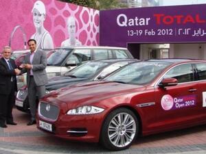 خلال بطولة قطر توتال المفتوحة 2012