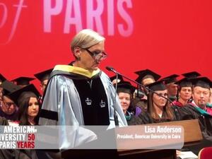 AUC president Lisa Anderson