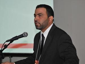 Abdulla Alriyami Manager Reduction Line at EMAL during his presentation